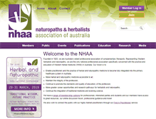 Tablet Screenshot of nhaa.org.au
